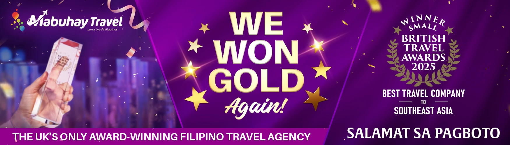 Mabuhay Travel Wins Gold at the British Travel Awards 2025